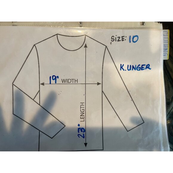 Kate Unger Button Collar Retro Cape Jacket Herringbone Black White Size 10 - Picture 7 of 7